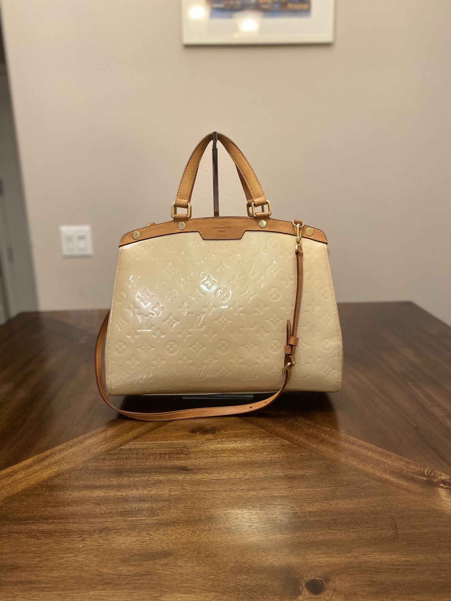 Louis Vuitton Vernis Brea GM Shoulder Bag Satchel