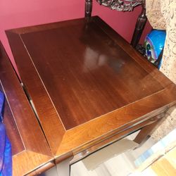 SOLID WOOD END TABLES GOOD CONDITION $40 EACH 