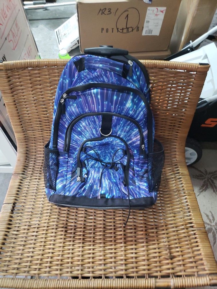 Pbk Pottery Barn Kids Teen Rolling Backpack, Only $10!!!