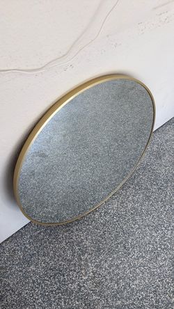 29x29 inch mirror gold round