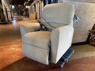 LA-Z-BOY Jean Bronze Power Lift Recliner Chair in Beige