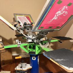 Screen Printing Set Up