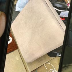 Low Ottoman With Hidden Compartment