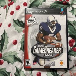 Playstation 2 NCAA Game Breaker 2004