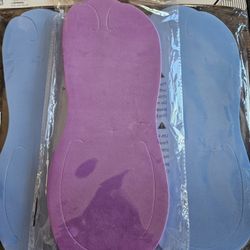 SASSY + Chic Pedicure Flip Flops 2 Blue & 1 Purple 2 Pair Per Pack Lot Of 3 Sets