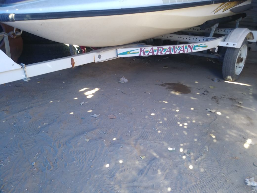 Trailer for a jet ski..