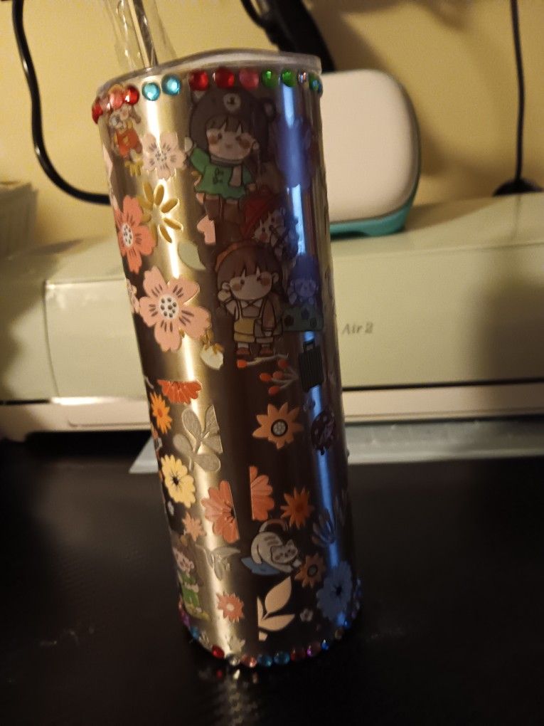 Flower Cup With Gems