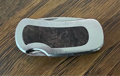 Folding Pocket Knife with Dark Handle Kershaw