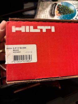 Hilti box of x u 47 mx