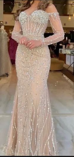 Formal winter or prom dress