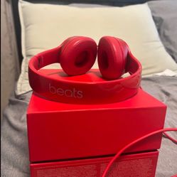 Red Beats Headphones 