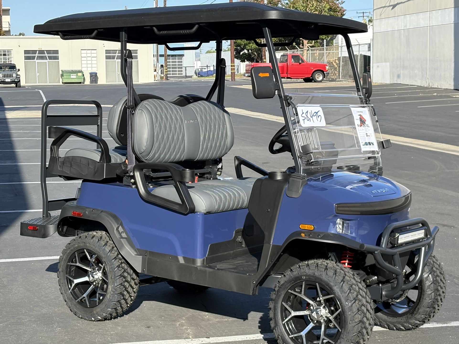 2025 Denago Nomad XL 4-Passenger Lifted 48-Volt Lithium Golf Cart