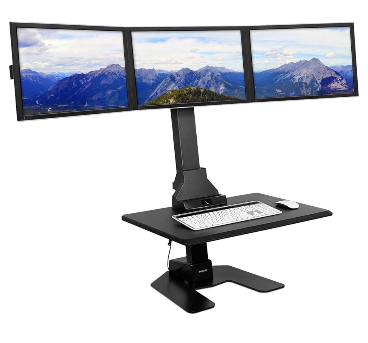 MountIt! Triple Monitor Electric Stand
