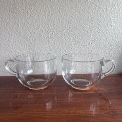 Large 16 Oz. Glass Mugs