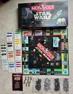 Star Wars Limited Collector’s Edition Monopoly Board Game.