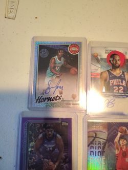 Topps Basketball Autos And # Lot