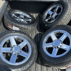 20x9 Vision wheels 275/60r20 Nitto 420v tires 6x135 6x5.5
