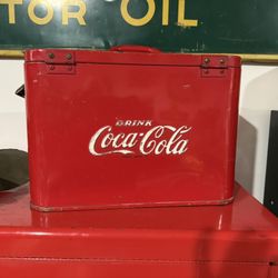 Coca Cola Airline Cooler Stainless Inside No Rust All Embossed 
