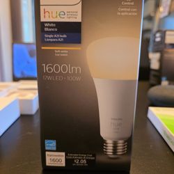 Philips Hue A21 Light Bulb 1600 Lumens
