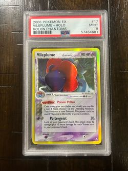 Vileplume Delta Species Holo 17/110 EX Holon Phantoms 2006 ENG PSA 9 🪷