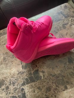 Hot Pink High-Top Sneakers fila