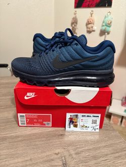 Size 7 mens - Nike Air Max 2017 Binary Blue Black Obsidian (8.5 women’s)