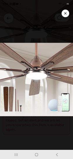 Ceiling fan 72 in.