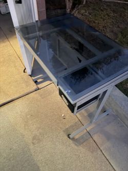 Gaming chair and drafting table