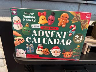 Crazy Fun Mini Taba Squishy Advent Calendar 24 Days