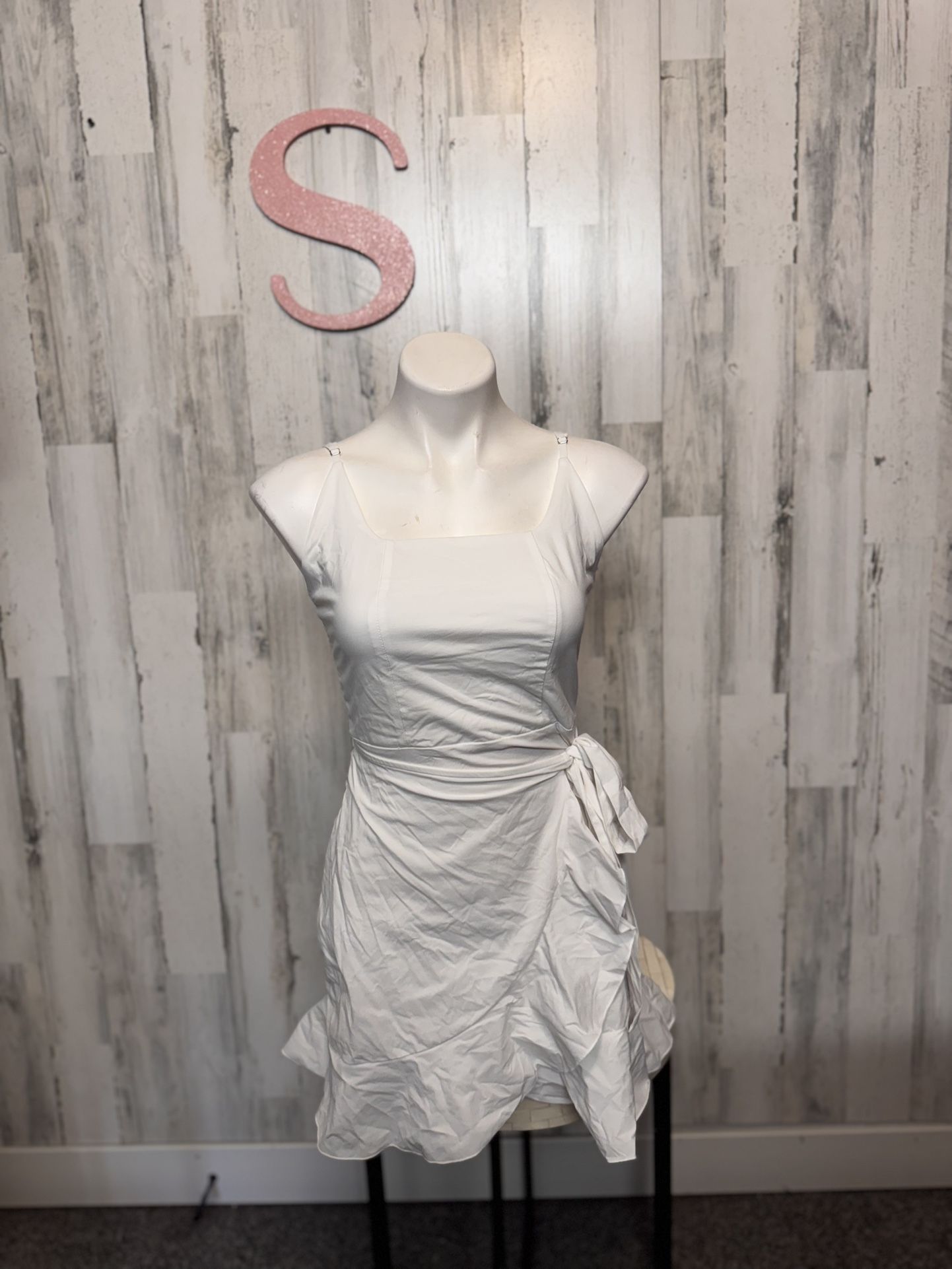 White Fit And Flare Dress