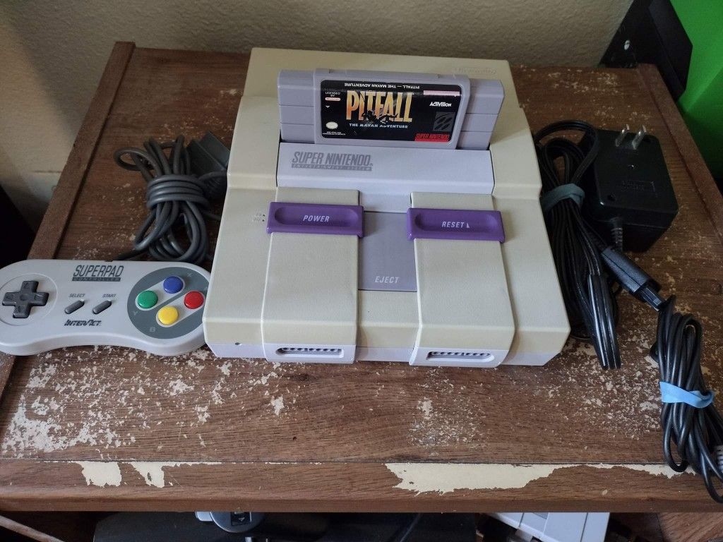 Super Nintendo And Pitfall