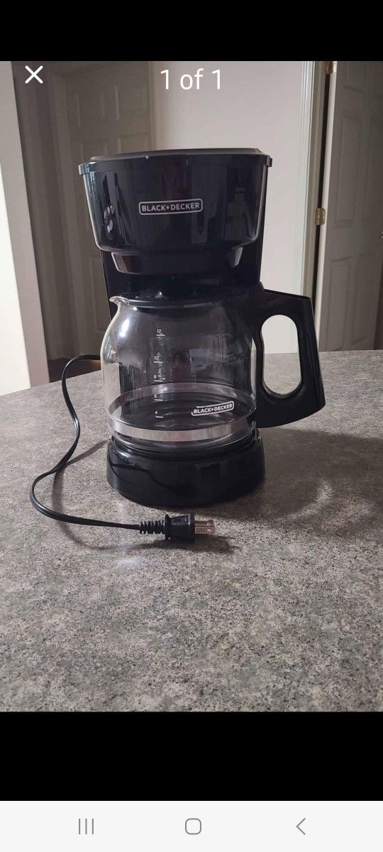 Black and Decker Coffee Maker