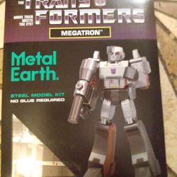Brand New Metal EarthTransformers Megatron 3 Sheet Set