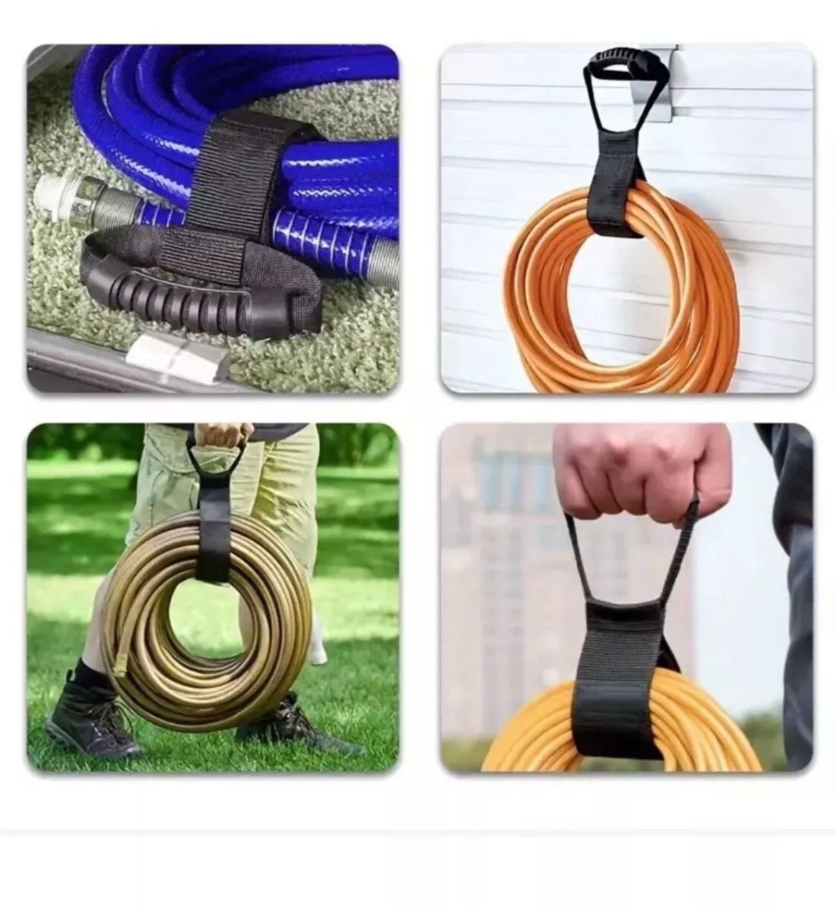 Heavy-Duty Storage Straps (Assorted -10 Pack) - Extension Cord Storage,