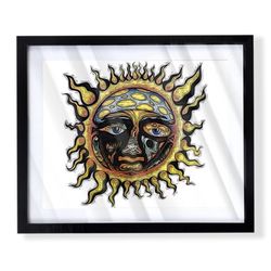 Sublime Band Sun Art Piece On Black Frame