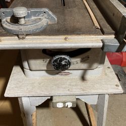 Vintage Craftsman Table Saw hobby