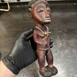 Bembe Maternity Sculpture, D.R. Congo, Zambia, African Tribal Statue