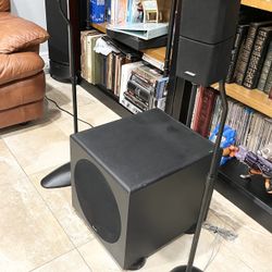 (2) BOSE dual Cube 🔈 + Stands & Active Subwoofer 🔊 