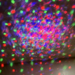 New set DJ lights, different colors 3 lasers 2 green1 red $50