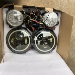 Head Lights Jeep Wrangler 2007 -2017