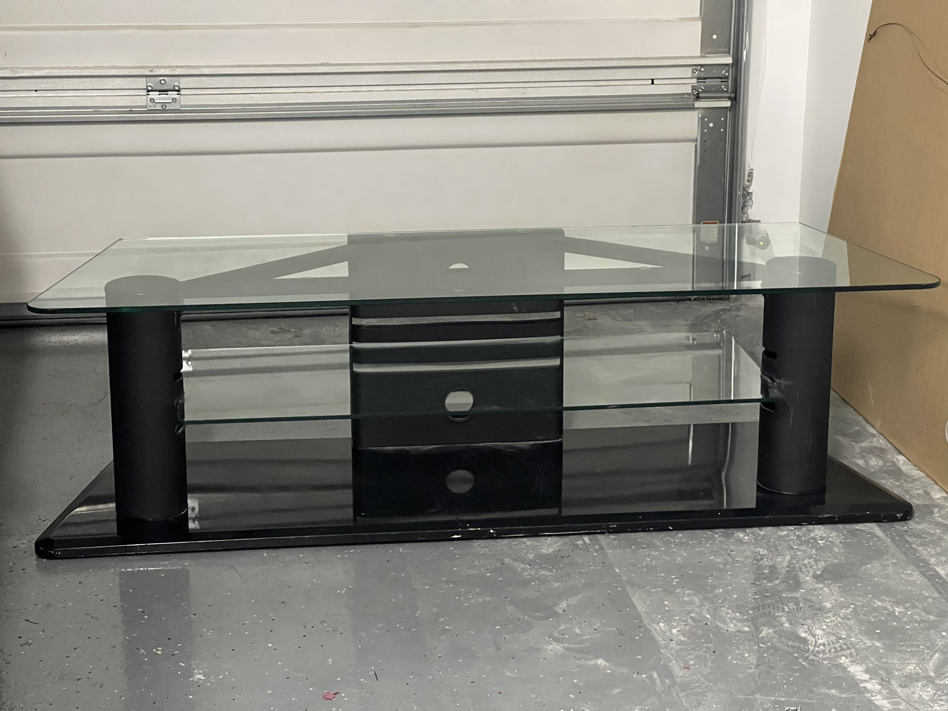 Glass TV Stand
