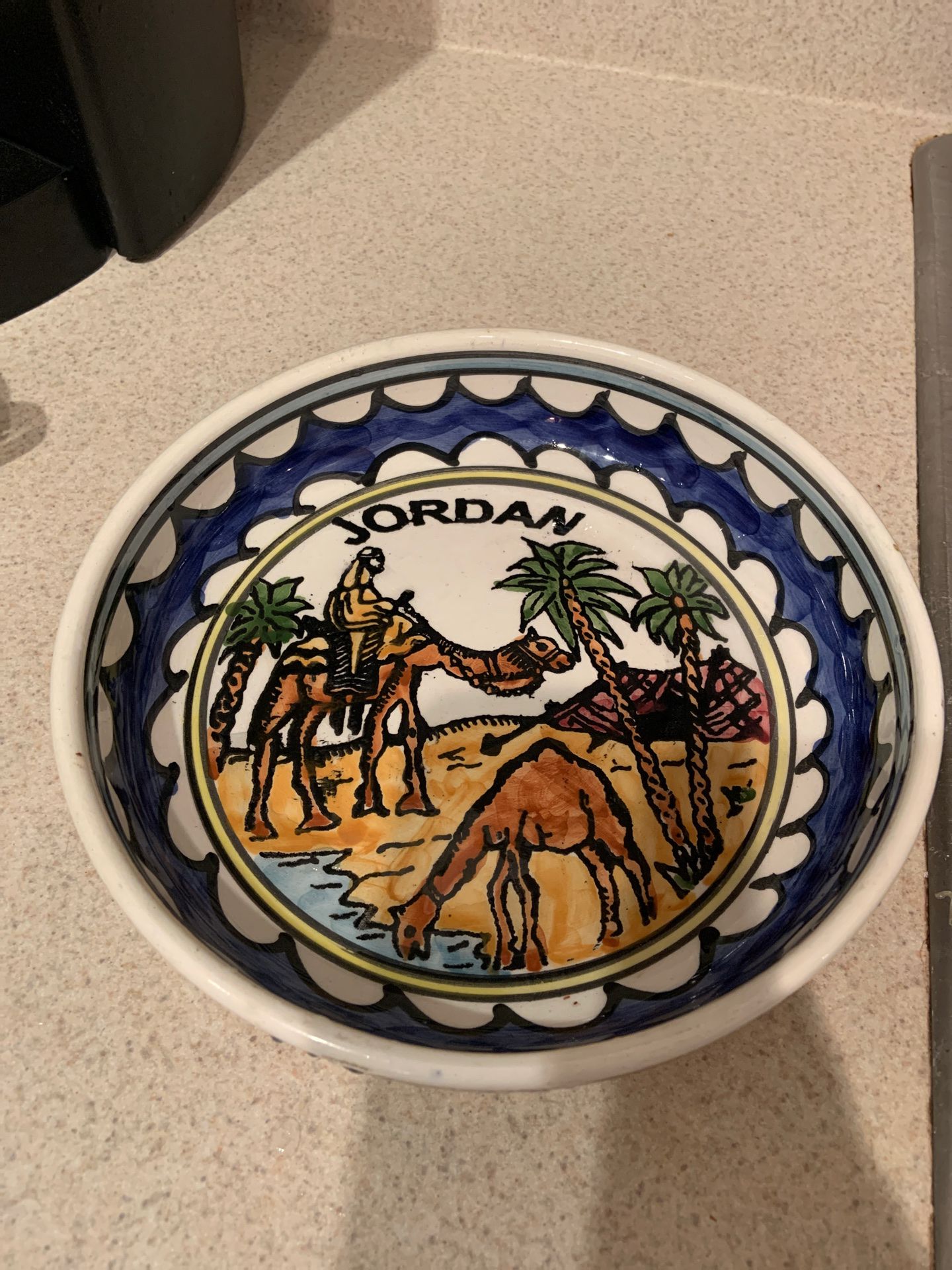 Hand painted Ceramic Bowl Jordan
