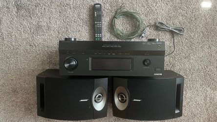 Sony STR-DH510 Receiver + Bose 201 Series V Wired Speakers