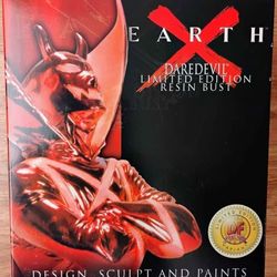 New Marvel Earth X Daredevil Resin Bust by Alex Ross LIMITED EDITION 2002