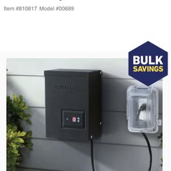 PORTTOLIO 200 WATTS LANDSCAPE TRANSFORMER WITH DIGITAL TIMER BRAND NEW 