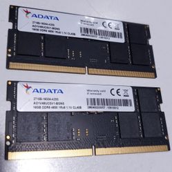 DDR5 32gb 4800mhz CL40 SODIMM Laptop RAM kit