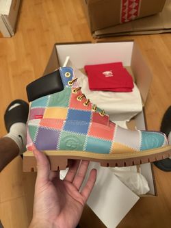 Supreme Multicolor Timberlands Size 8