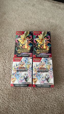 Pokémon prismatic & ascended bundle lot