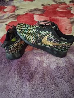 Multi colored nikes