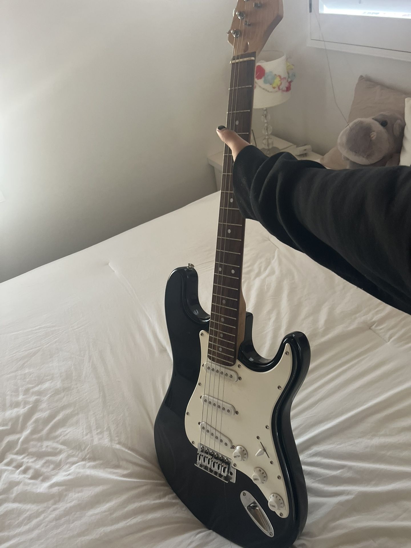 Black Electric Guitar
